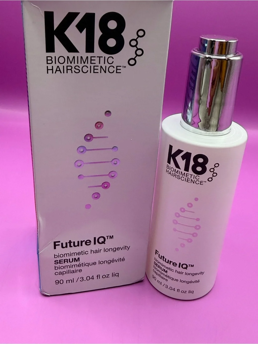 K18 Future IQ Hair Serum — White